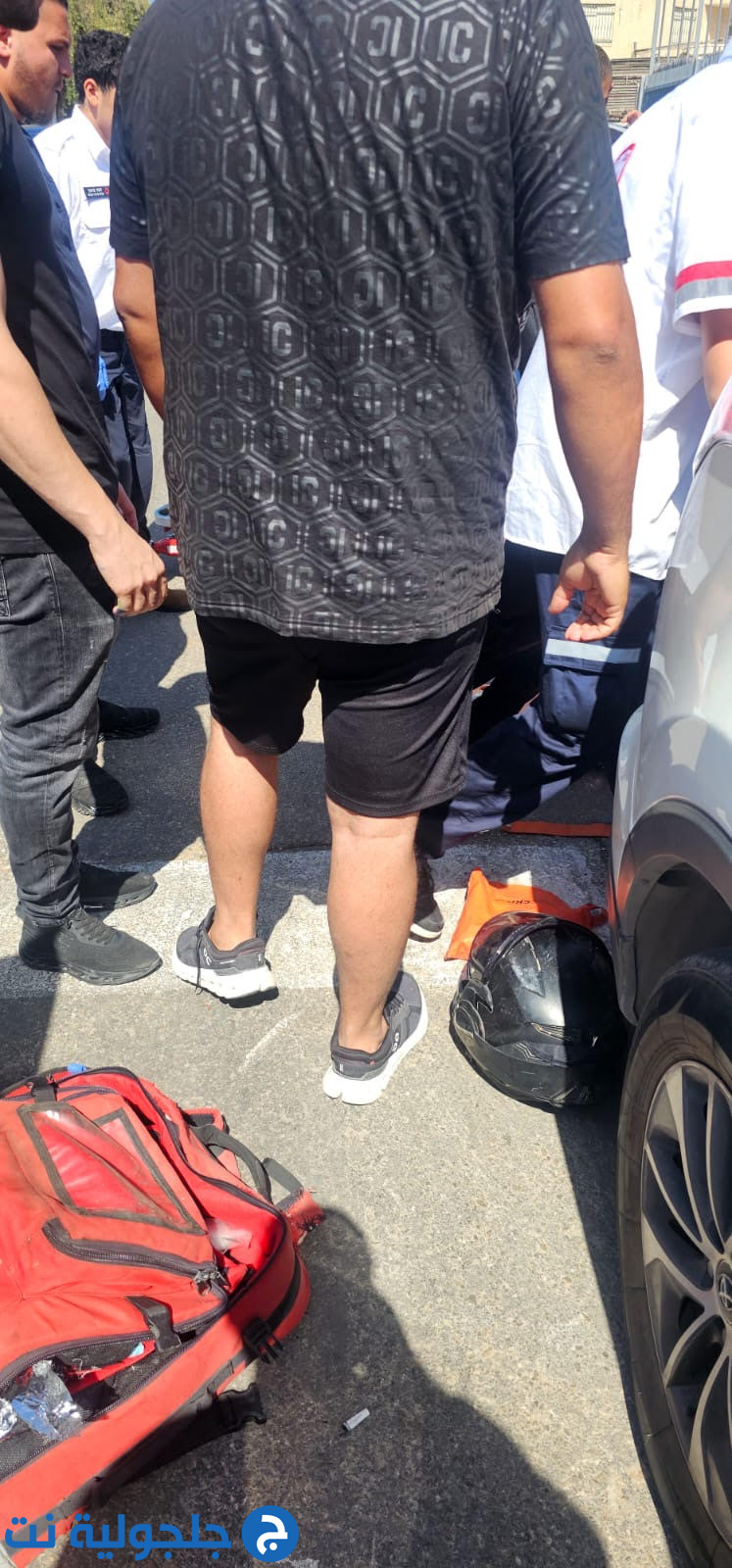 اصابة فتى بجراح بين طفيفة ومتوسطة بعد سقوطه عن كوركنيت في جلجولية 